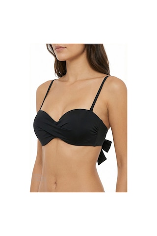 Penti Siyah Straplez Cup Bikini Üstü