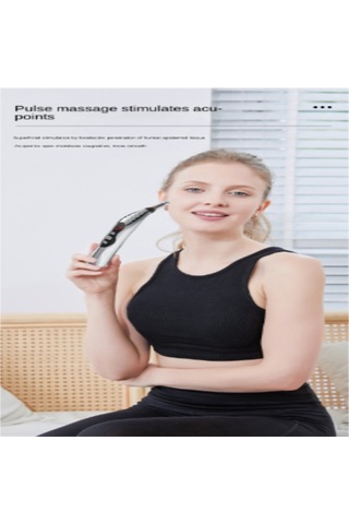 Mufunye Otomatik Akupunktur Noktası Bulucu, Masaj Çubuğu, Ev Tipi Elektronik Akupunktur Ve Moksibüsyon Aracı Varsayılan