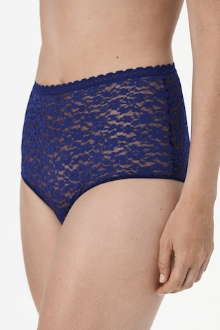 Penti Lacivert Easy Dantel Çiçekli Yüksek Bel Slip Külot