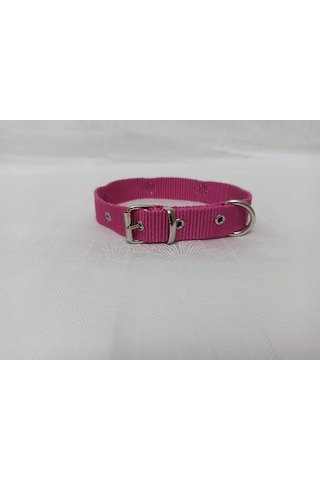 Küçük Irk Köpek Tasması Boy 50 Cm En 2.5 Cm Pembe