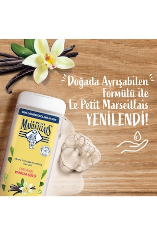 Le Petit Marseillais Vanilya Sütü ve Akdeniz Çileği Duş Jeli Avantajlı Paket 4 x 400 ML