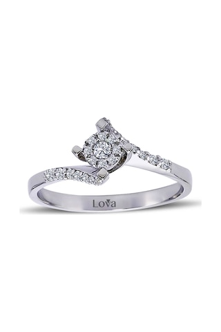 Lova 0,30 Karat Tektaş Görünümlü Pırlanta Yüzük - 1020174