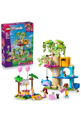 LEGO® Friends Kedi Doğum Günü Partisi ve Ağaç Ev 42666 - 6 Yaş ve Üzeri Çocuklar için Yaratıcı Oyuncak Yapım Seti (321 Parça)