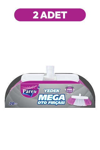 Mega Oto Fırçası Yedek Sapsız İkili Paket