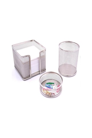 Lotte Metal Perfore 3 Lü Set Siyah Siyah
