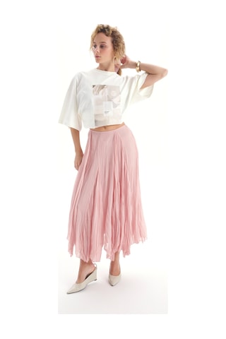 Mai Collection Mai Studios Co. Assa Pileli Pembe Etek Pembe