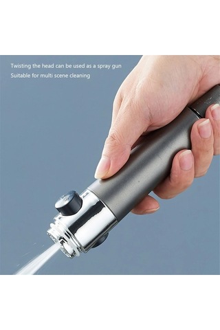 Besthome1 3 Modlu Yüksek Basınçlı Siyah A Modeli Masaj Duşu, Filtre, Tutucu, 1.5m Şerit Diğer