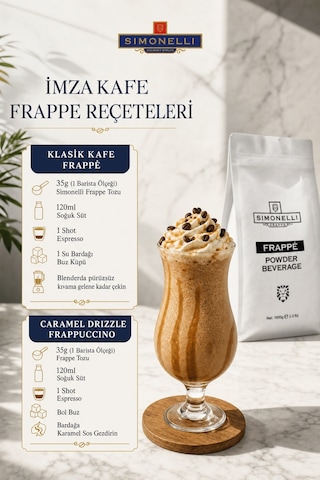 Simonelli Klasik Buzlu Frappe Ice Coffee Toz Karışımı 1 KG