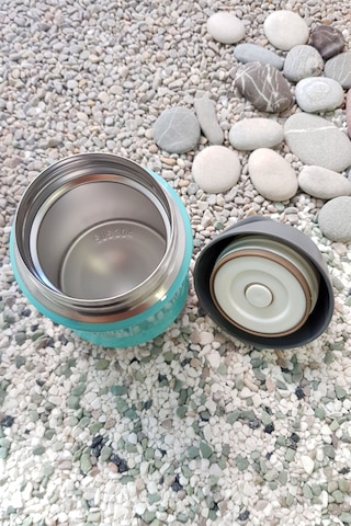 Mavi 304 Çelik 450 Ml Vakumlu Bebek Mama Saklama Termosu Mug Cin297mv Mavi