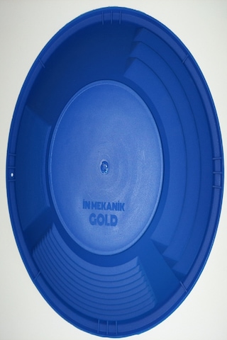 İn Mekanik Gold Pan Altın Tavası Altın Yakalama Eleği Mavi Renk N11.260