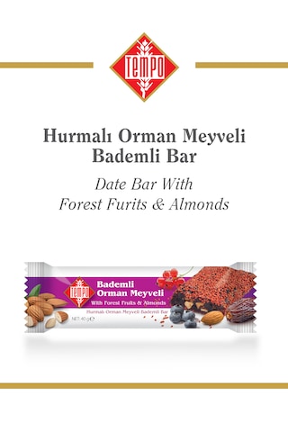 Hurmalı Orman Meyveli Bademli Bar X 12 Adet