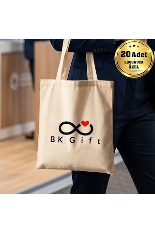 Logonuza Özel 20 Adet Ham Bez Çanta 25 X 35 Cm Promosyon Logo Baskılı Ham Bez Çanta Ham Renk