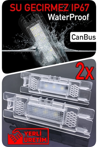 Fıat Grande Punto Hatchback 2005-2018 Canbus Led Plaka Aydınlatma Ledi Lambası