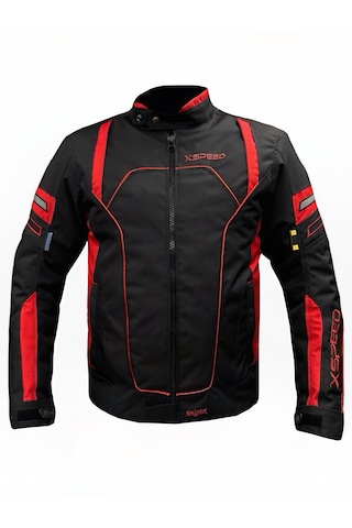 Xspeed Anger Plus 4 Mevsimlik Korumalı Motosiklet Montu Kırmızı