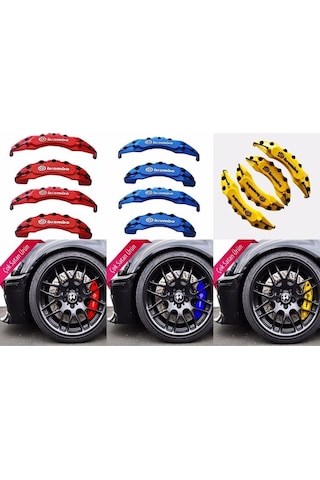 Brembo Kırmızı Renk Fren Disk Kaliper Kapağı 4'lü Set ..