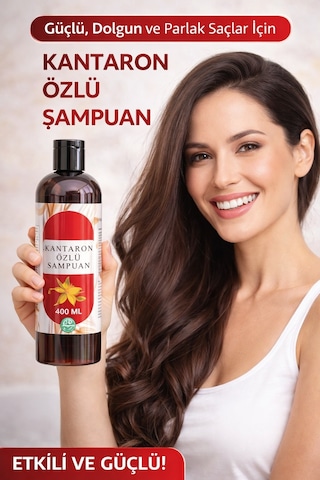 Herbliss Kantaron Özlü Şampuan 400 Ml Saç Dökülmesine Karşı Etkili, Onarıcı & Güçlendirici Bakım