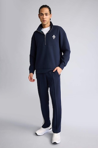 Defacto Boxy Fıt Dik Yaka Sporcu Sweatshirt F9372ax26spnv253 Lacivert-nv253