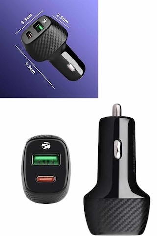 38w Usb Type-c Girişli Oto Çakmaklık Araç İçi Hızlı Şarj Çakmaklık Şarj Aleti 17420192