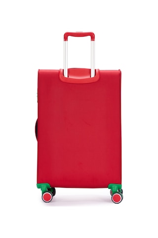 United Colors Of Benetton Ultra Light Kumaş Orta Boy Valiz Kırmızı Bnt2800