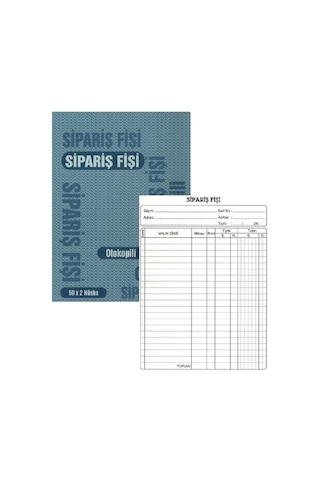 Sipariş Fişi Otokopili A5 Gürmat Otokopili Sipariş Fişi 14X20 6 A N11.4933