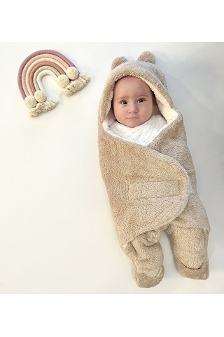 Rokeff Wellsoft Dış Kundak 0-6 Ay Bej-Krem Bej - Krem