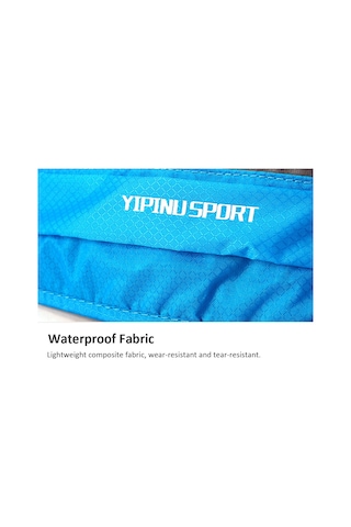 Gajeena Spor Ve Fitness İçin Su Geçirmez Koşu Kemeri, Cep Tasarımı, Ayarlanabilir Kayış, Reflektif Şeritli Kırmızı