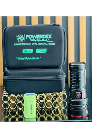 Powerdex Pd-10200 Profesyonel Avcı El Feneri 35w 3200 Lümen