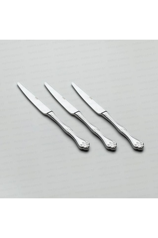 Nehir Lalezar Sade 12 Adet Yemek Bıçak Takımı Çelik