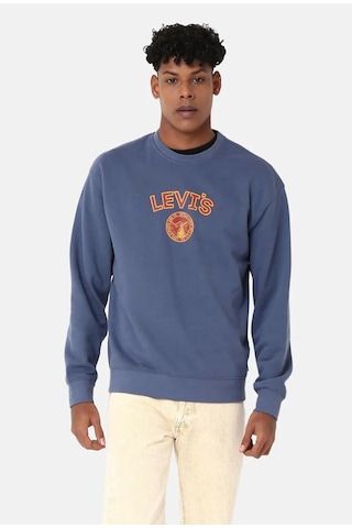 Levi's Erkek Bisiklet Yaka Mavi Sweatshirt - 38712-0287 001