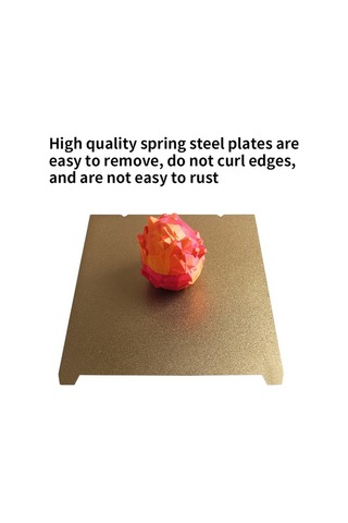 Dancemonkey 3d Peı Levha Baskı Yatağı, Esnek Çıkarılabilir, 235x235mm, Altın Renk, K1 Model Uyumlu Altın