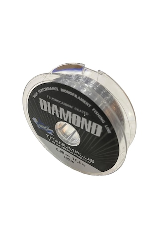 Bauer Diamond Titanium Plus 0.28 Mm 100 Mt Makara Misina - Renk: Füme 11,04 Kg