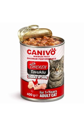 Yetişkin Kedi Konservesi Tavuklu 400 G 36 Adet