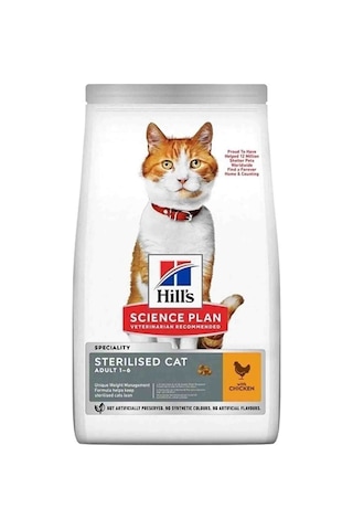 Hills Sterilised Tavuklu Kısırlaştırılmış Kedi Maması 1500 G Hills Sterilised Tavuklu Kısırlaştırılmış Kedi Maması 1500 G