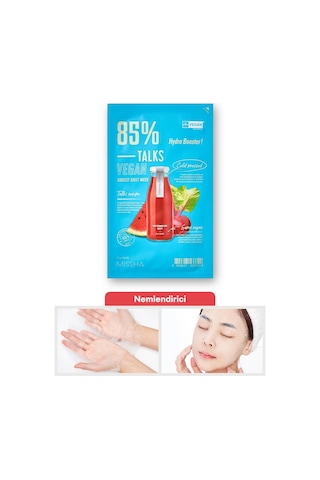 Missha Talks Vegan Squeeze Sheet MaskKarşıtı Nemlendirici Vegan Yaprak Maske - Hydro Booster
