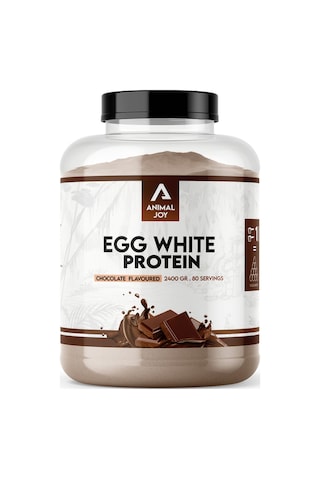 Egg White Protein Tozu Çikolata Aromalı - 80 Servis - 2400 Gr