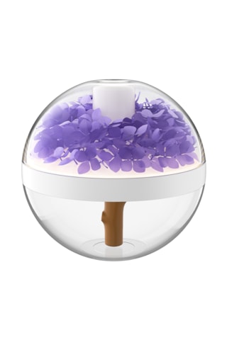 Ebedi Çiçek Küçük Başucu Ortam Işığı Nemlendirici-mor