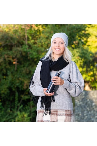 Lurch 750 Ml Paslanmaz Çelik Termos - Çift Cidarlı, Sızdırmaz Mat Siyah