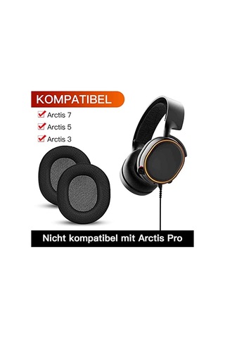 Steelseries Arctis 7, Arctis 5 Kulak Pedleri İçin Kulak Yastığı, Yedek Kulak Yastığı, Steelseries Arctis 7 Arctis