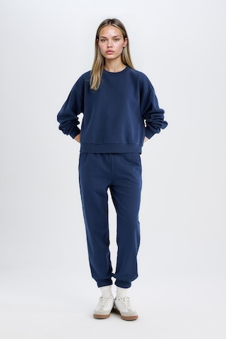 Defacto Regular Fit Normal Kalıp Basic İçi Kalın Polarlı Kadın Eşofman Takımı D8022AXNSNV241 - Lacivert