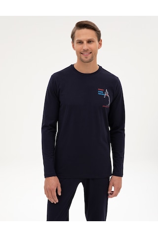Pierre Cardin Erkek Lacivert Pijama Takım 50322635-200 Lacivert