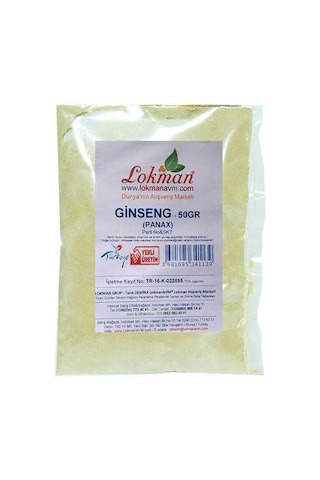 Ginseng Öğütülmüş 50 Gr Paket