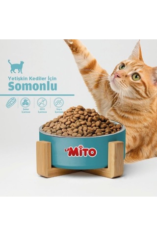 Lamito Adult Cat Somonlu Yetişkin Kedi Maması 1 Kg