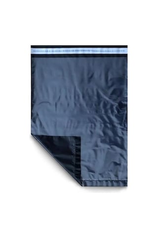 Siyah-şeffaf Kargo Poşeti 45x55+4 Cm - 100 Adet 1