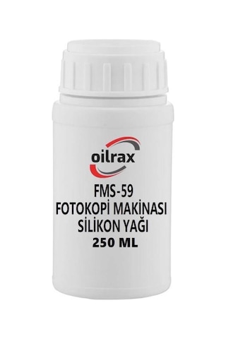 Oılrax Fotokopi Makinası Silikon Yağı - 250 Ml Ricoh Xerox Canon Kyocera Sharp Konica Minolta 1 Adet
