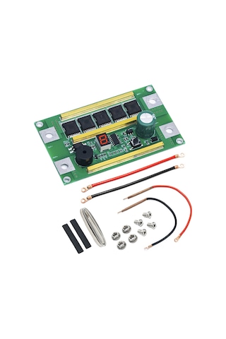 Vkemall 12v Otomatik 18650 Li-pil Kaynak Makinesi Kontrol Kartı - Tam Diy Aksesuar Seti Metal Mos Çekirdek, Yeşil