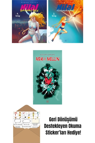 Hilal 4. Kitap Şehirdeki İblis + Hilal 3. Kitap Kalbimdeki İfrit + Aşk-ı Melun