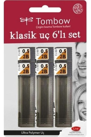 Pilot Versatil Kalem Shaker 0.5 Uç + Tombow 0.5 Mm 2b Uç 6 Adet