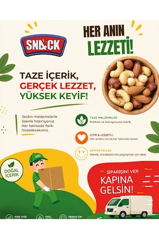 Snack Ofis Atıştırmalık Paketi Karışık Kuruyemiş Kaju Yer Fıstığı Kuru Üzüm Premium Atıştırmalık Seti 900 Gr 900 G