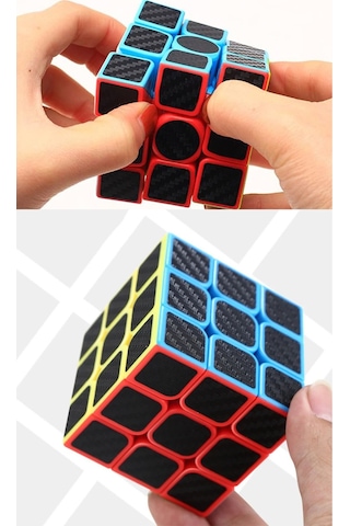 3x3 Fiber Karbon Qy Speed Zeka Küpü Akıl Küpü