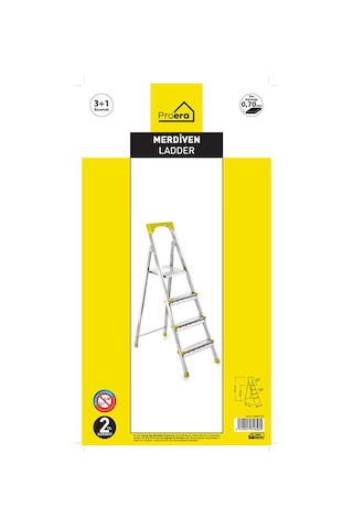 Proera 3+1 Galvaniz Merdiven